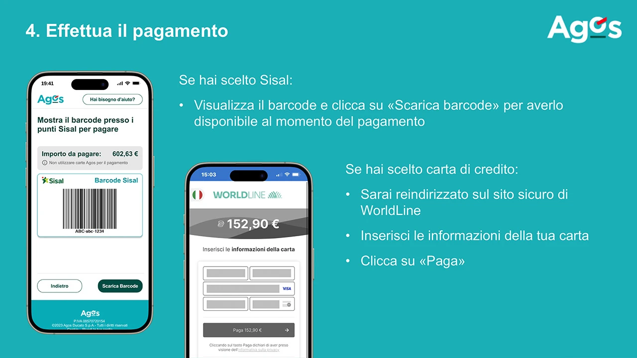 Click 2 Pay Agos: come funziona e come usarlo – 4 Effettua il pagamento