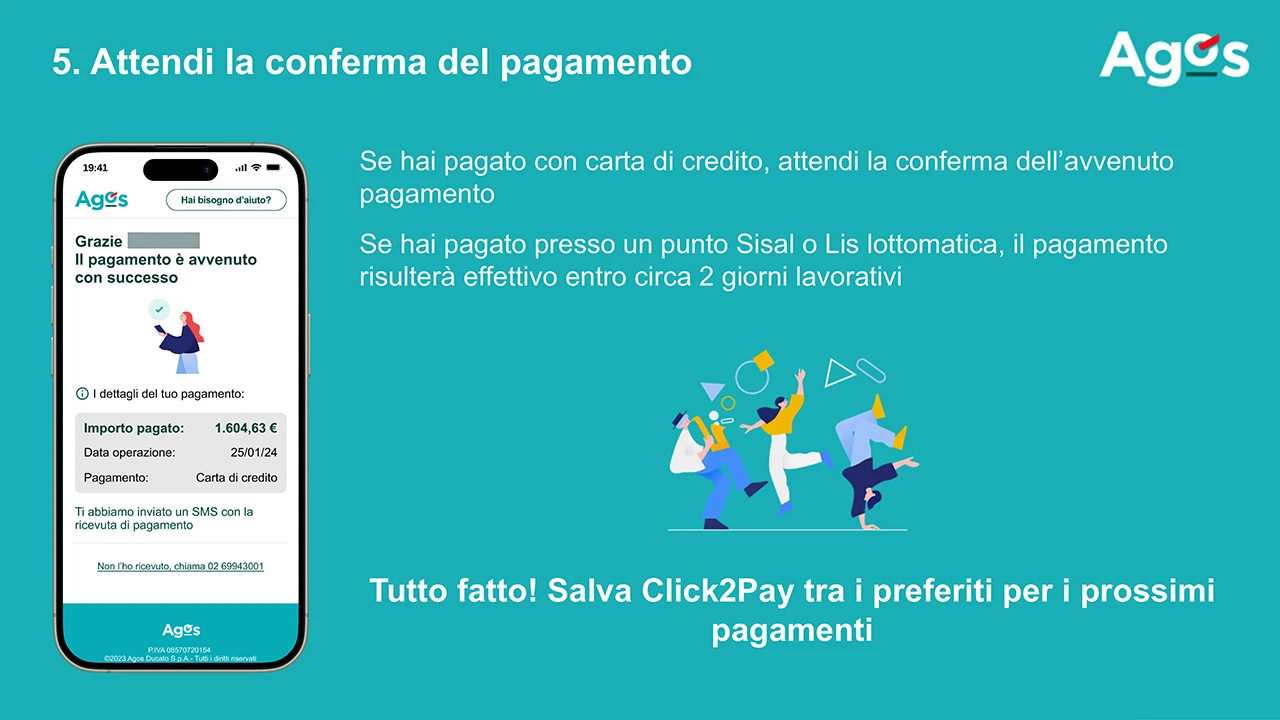 Click 2 Pay Agos: come funziona e come usarlo – 5 Attendi la conferma del pagamento